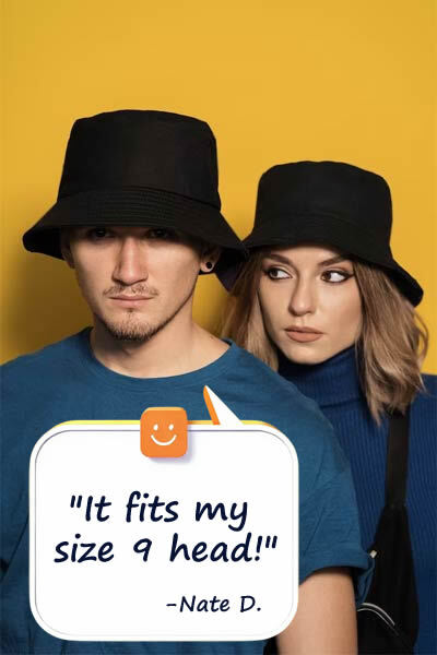 Bucket Hats for Big Heads