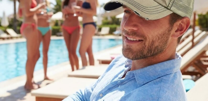 Summer big heads caps